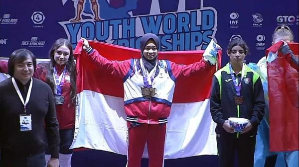 Luluk Diana, Lifter Asal Pacitan Jatim Sabet Juara Dunia Angkat Besi Remaja IWF 2022 di Meksiko